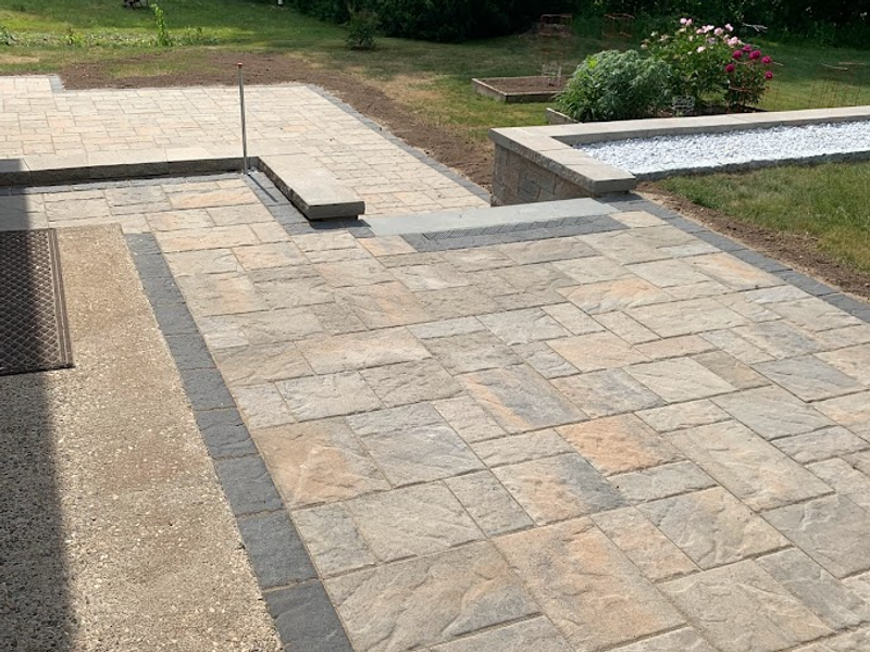 after: raised patio