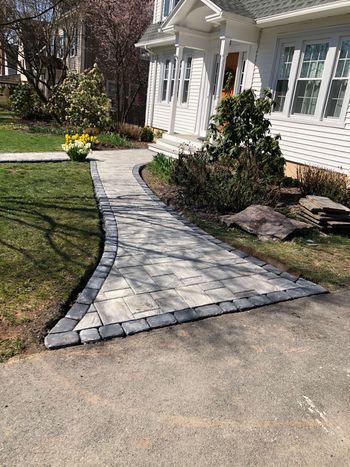 stone walkway